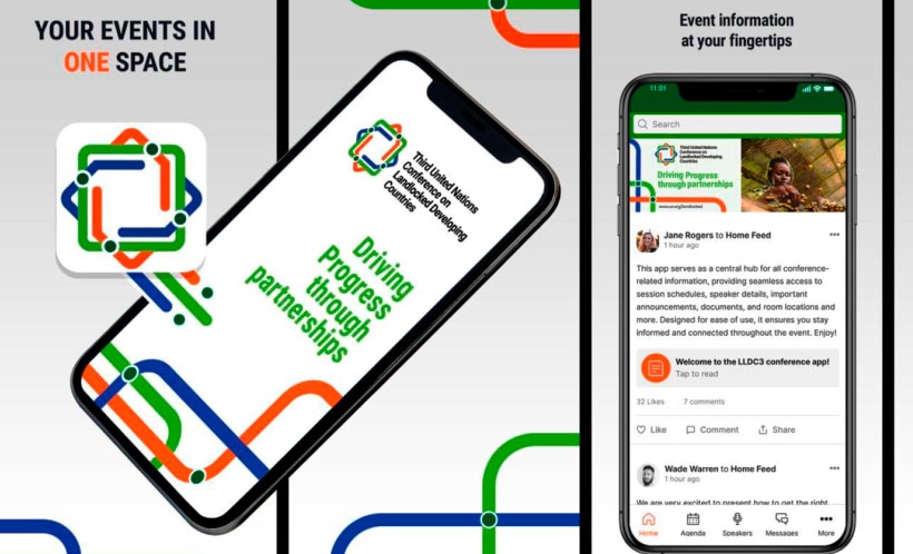 The LLDC3 App will help not miss important moments of the UN Conference in Avaza