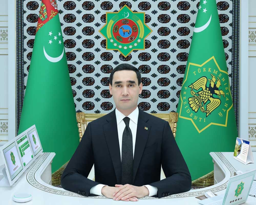 President of Turkmenistan Congratulated the Egyptian Leader on Revolution Day