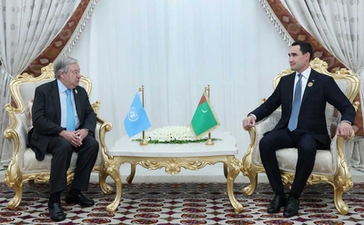 President of Turkmenistan meets with UN Secretary General
