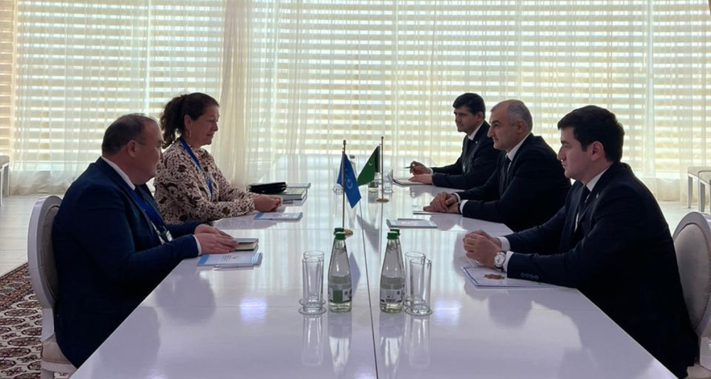 Türkmenistan we Taslamalara hyzmat etmek boýunça BMG-niň Müdirligi hyzmatdaşlygyň geljegini ara alyp maslahatlaşdylar