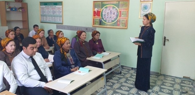 USULY-AMALY OKUWLAR DÖWREBAP GURALDY