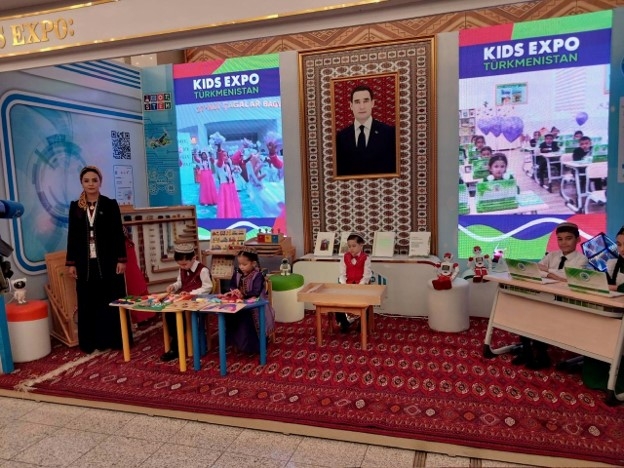       Aşgabatda “Kids  Expo- hemme zat çagalar üçin” atly halkara uniwersal sergi-ýarmarkasy öz işine başlady.
