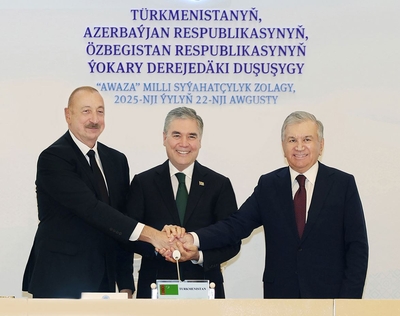 A trilateral meeting in the format of "Turkmenistan - Azerbaijan - Uzbekistan" was held in Avaza
