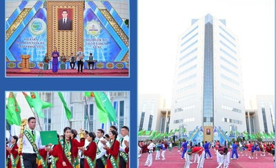 Ýaryşlarda ýokary netije görkezen türgenler TDBSI-niň talyby boldular