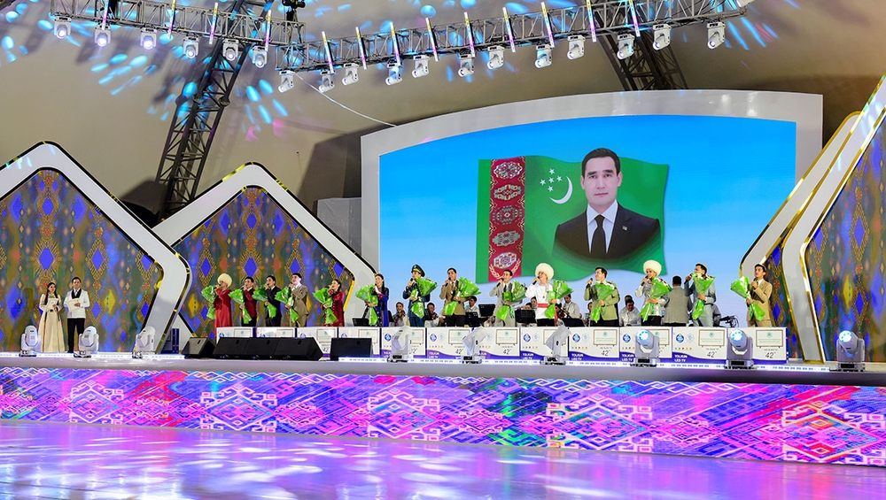 The final round of the TV contest "Ýaňlan, Diýarym - 2025!" was held in Turkmenistan