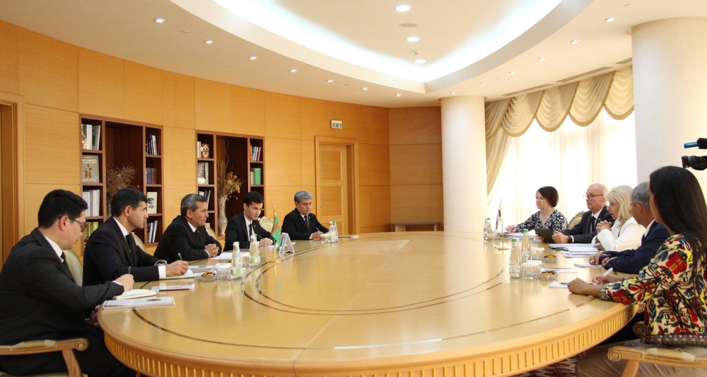 The Ministry of Foreign Affairs of Turkmenistan held a meeting with the Special Representative of Finland to the OSCE