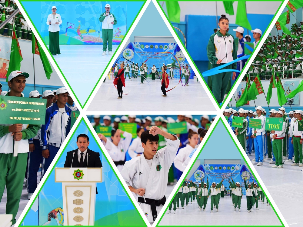 Talyp türgenleriň sport baýramy