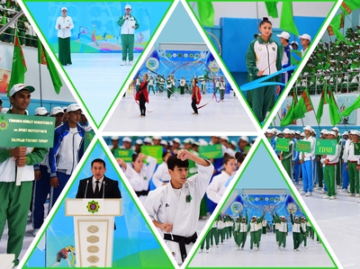 Talyp türgenleriň sport baýramy