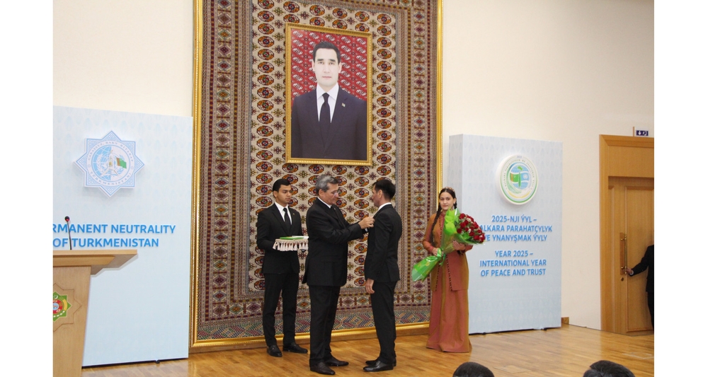 Award Ceremony for the “For Love of the Motherland” Medals Held at the Ministry of Foreign Affairs of Turkmenistan