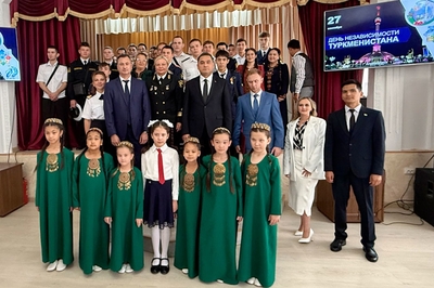 Festive Events Held in Astrakhan on the Occasion of the 34th Anniversary of Turkmenistan’s Independence