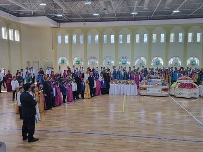 Şanly Garaşsyzlygymyzyň 34 ýyllyk toýy mynasybetli 
Şa sowgatlary gowşuryldy.