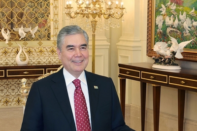 The National Leader of the Turkmen People Met with the Heads of Major Construction Companies