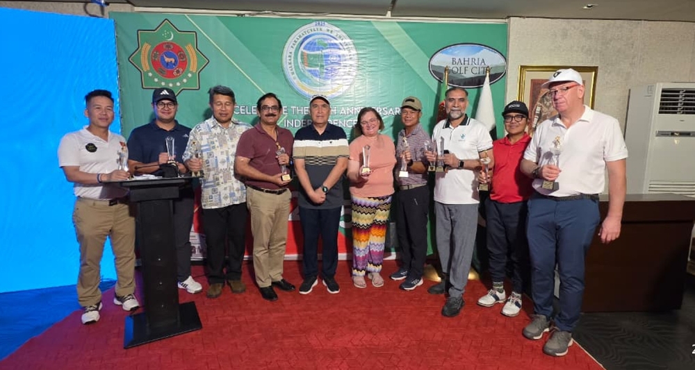 Türkmenistanyň Yslamabatdaky ilçihanasy golf ýaryşyny gurady