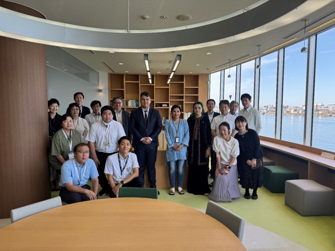 The Lecturers of Oguz han Engineering and technology university are on a working trip in Japan
