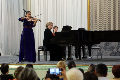 In honor of International Music Day, a concert was held at the Turkmen Conservatory