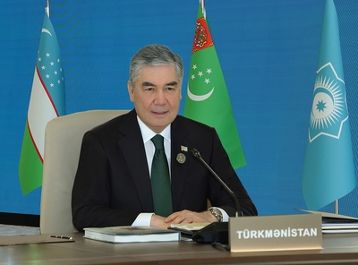National Leader of the Turkmen People Speaks at the 12th Summit of the Heads of State of the Organization of Turkic States in Baku
