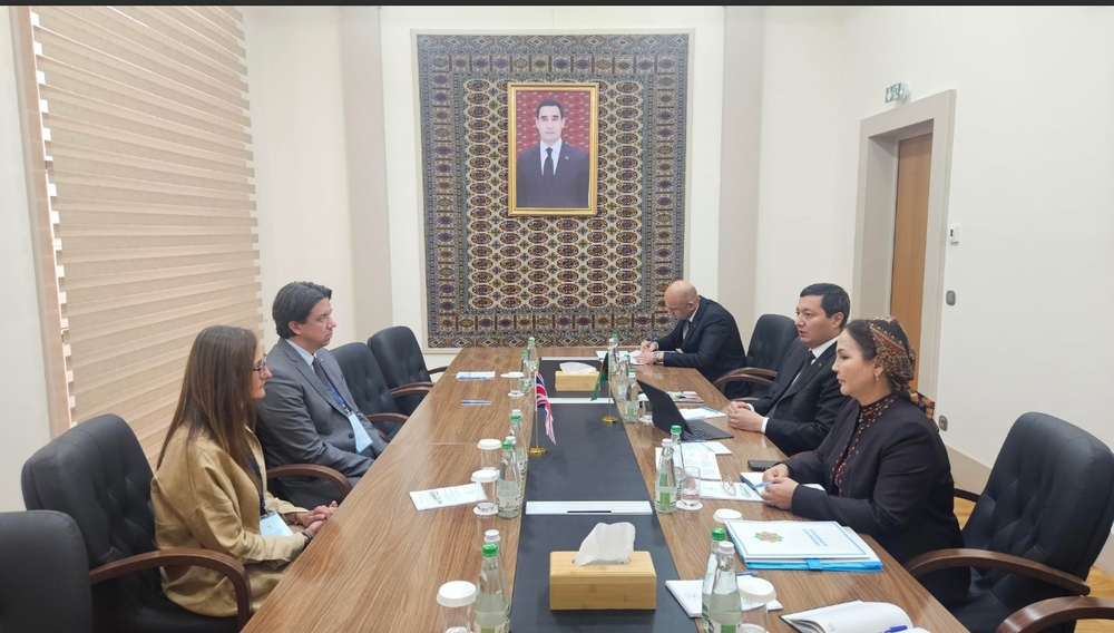Ashgabat Hosts Talks on Expanding  Turkmenistan–UK Partnership in Education