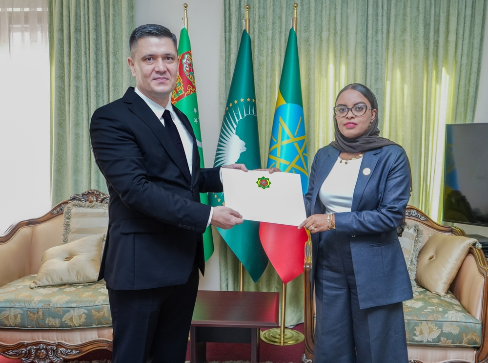 Ambassador of Turkmenistan Presented Copies of Credentials to the Ministry of Foreign Affairs of Ethiopia