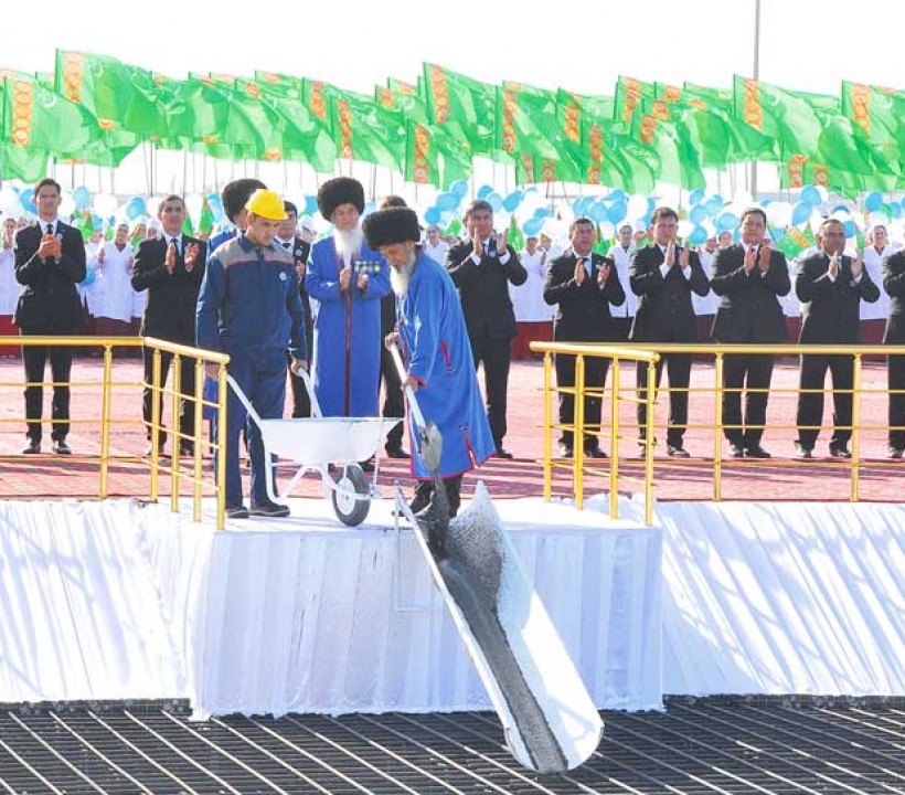 Construction of three new hospitals has begun in Turkmenistan
