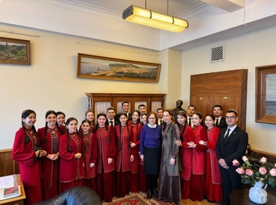 More than 56,000 Turkmen students are studying at Russian universities.