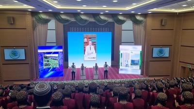 Presentations of Volume 17 of the book “Medicinal Plants of Turkmenistan” and the book “Achievements in Healthcare”