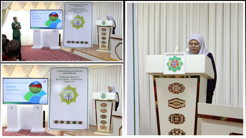 Tenaga milli uniwersitetiniň wekili Türkmen döwlet binagärlik-gurluşyk institutynda boldy