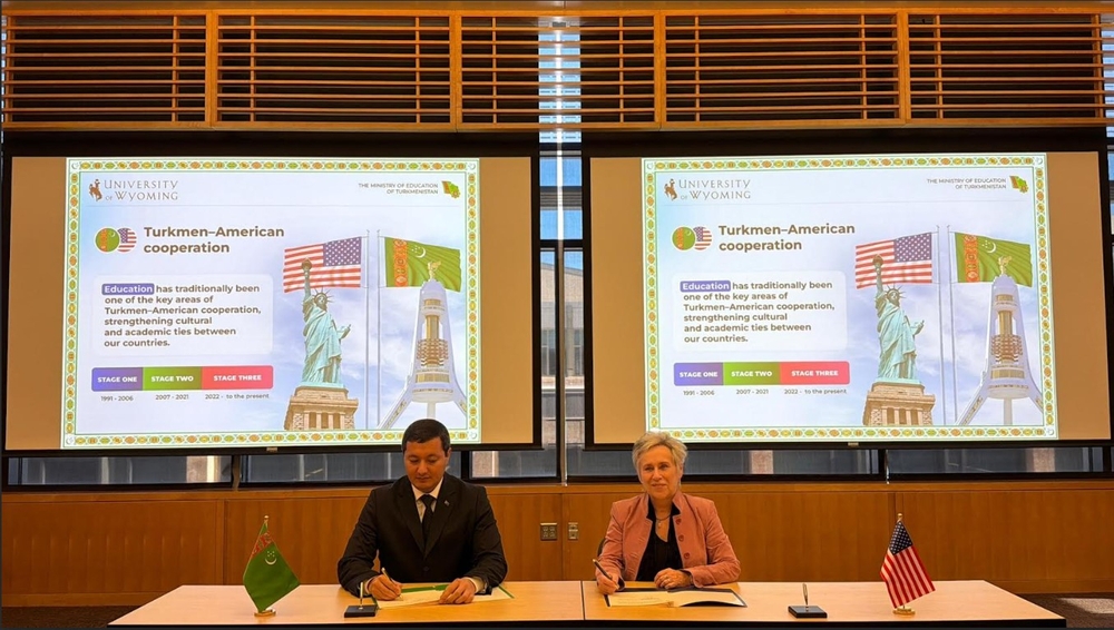 Туркменистан—США: Университет Вайоминга и туркменские вузы расширяют практическое партнёрство в бизнес-администрировании и педагогике