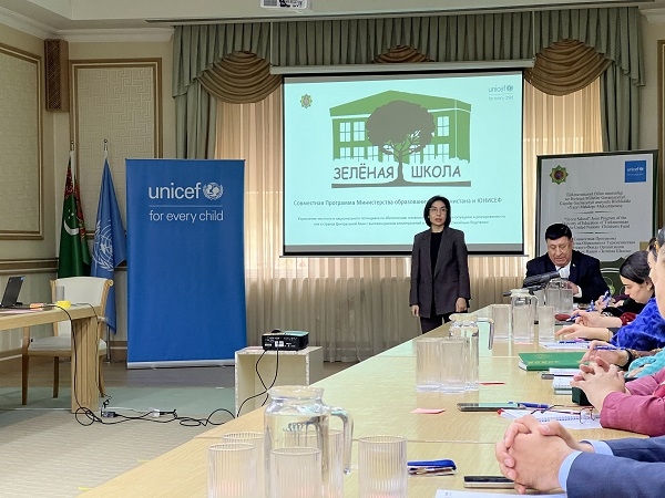 Home » Turkmenistan Launches the Implementation of the Green School Programme – a Joint initiative of the Ministry of Education and UNICEF
Turkmenistan Launches the Implementation of the Green School Programme – a Joint initiative of the Ministry of Education and UNICEF