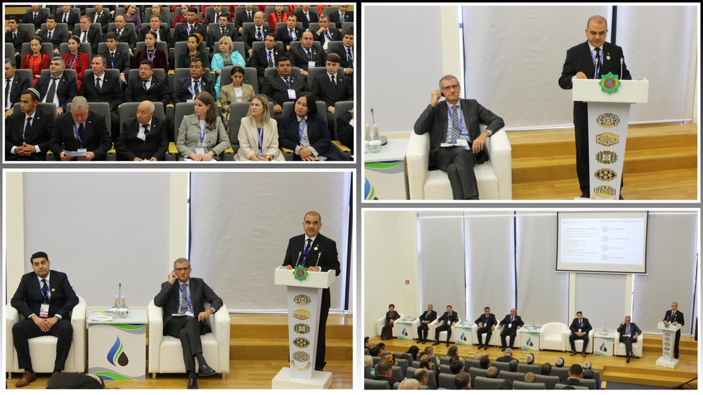 Türkmen döwlet binagärlik-gurluşyk institutynyň professor-mugallymlary we talyplary OGT 2025 halkara maslahatyna we sergisine gatnaşdylar