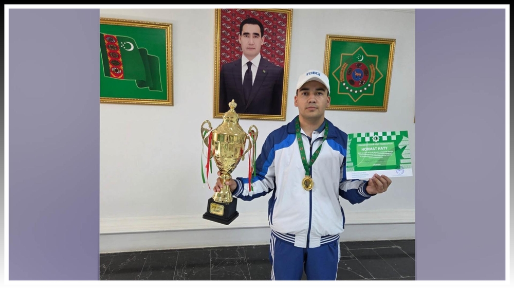 Sport ýaryşynda talybymyzyň üstünligi