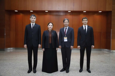 Meeting of the Turkmen Delegation with the Leadership of the Center for Language Education and Cooperation (CLEC)