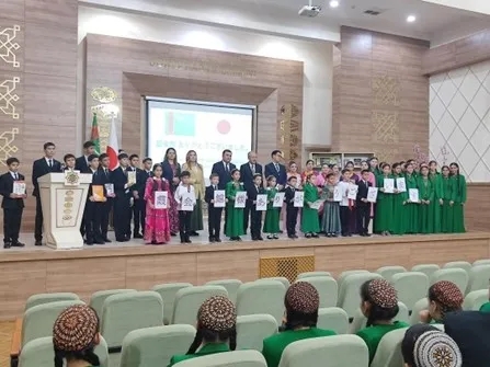  Ambassador of Japan to Turkmenistan visited Secondary School No. 140 in Ashgabat