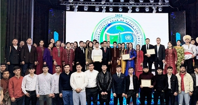 A meeting was held with Turkmen students in Almaty