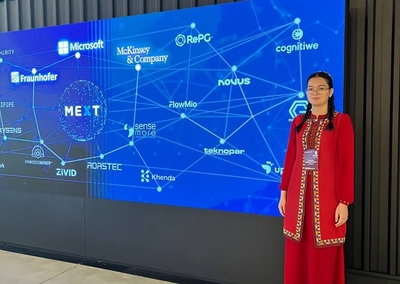 A university student participated in an event held at the international training platform 'Future Skills Sprint