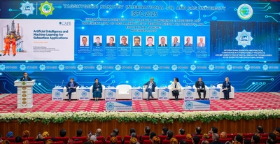 Yagshygeldi Kakayev International Oil and Gas University hosted an international scientific and practical conference and exhibition in a hybrid format "Prospects and implementation of digital innovative technologies in the scientific and educational sphere"