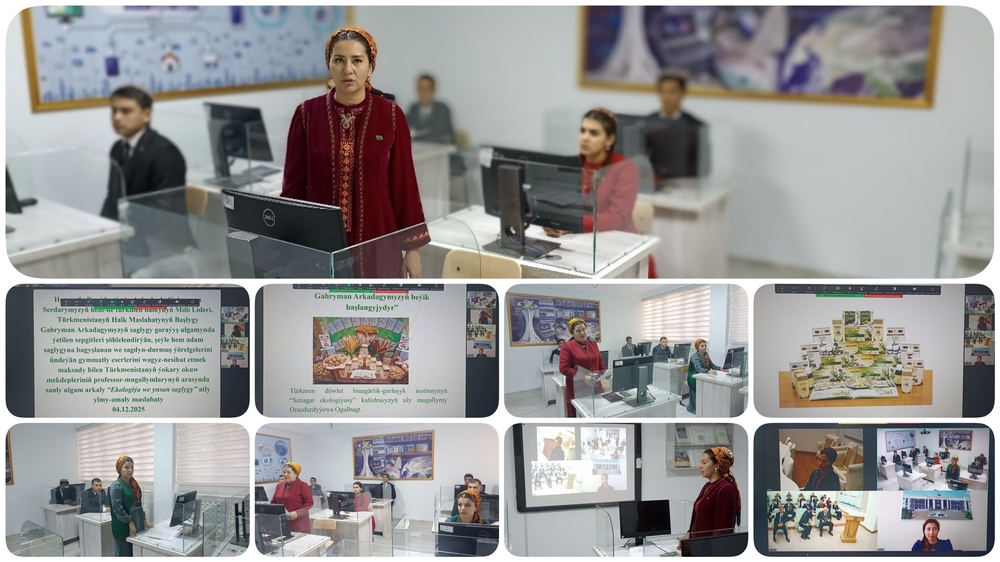 “Ekologiýa we ynsan saglygy” atly sanly ulgam arkaly ylmy-amaly maslahat geçirildi