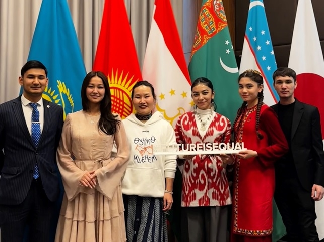 Students participated in the Central Asian Case Championship, held as part of the international "16 Days of Activism Against Gender Violence" campaign.