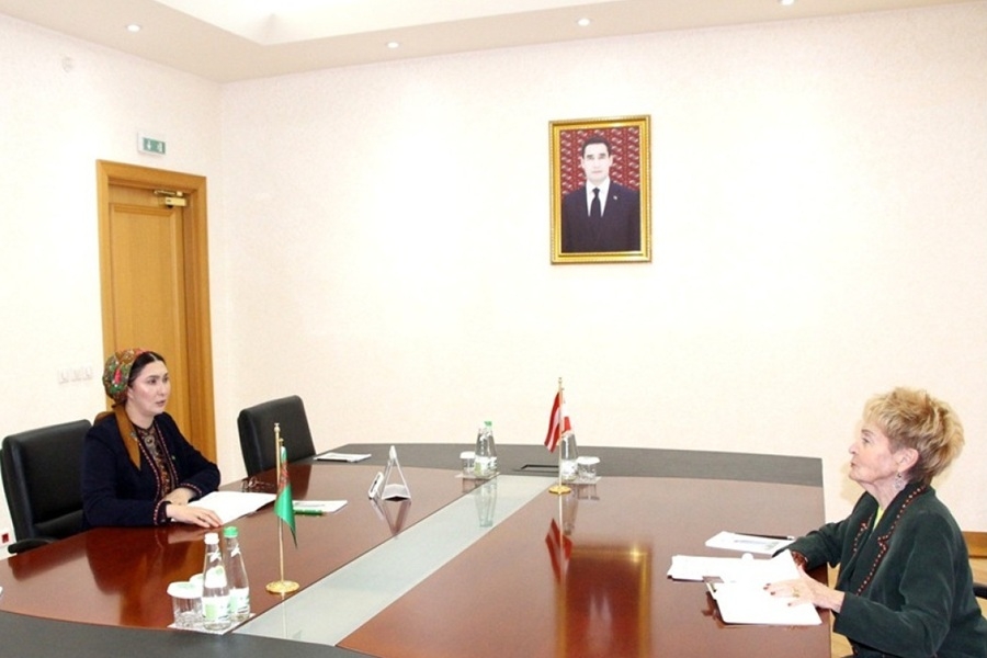 Meeting with the Head of the Austrian–Turkmen Society Held in Turkmenistan