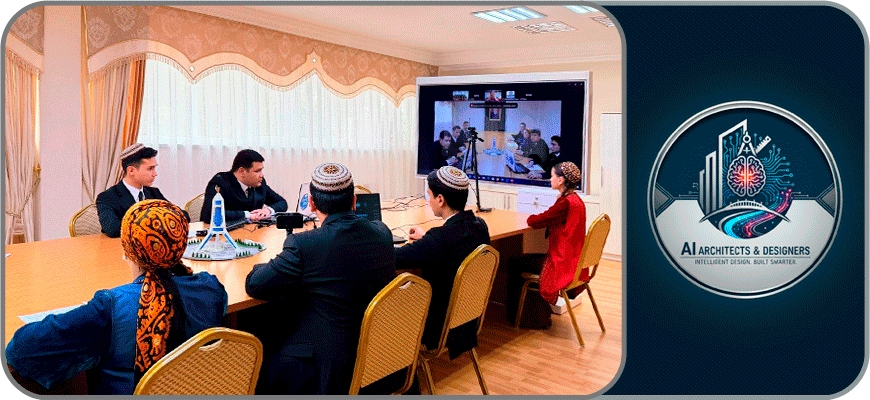 В туркменском вузе обсудили роль ИИ в архитектуре и дизайне и его применение в проектировании