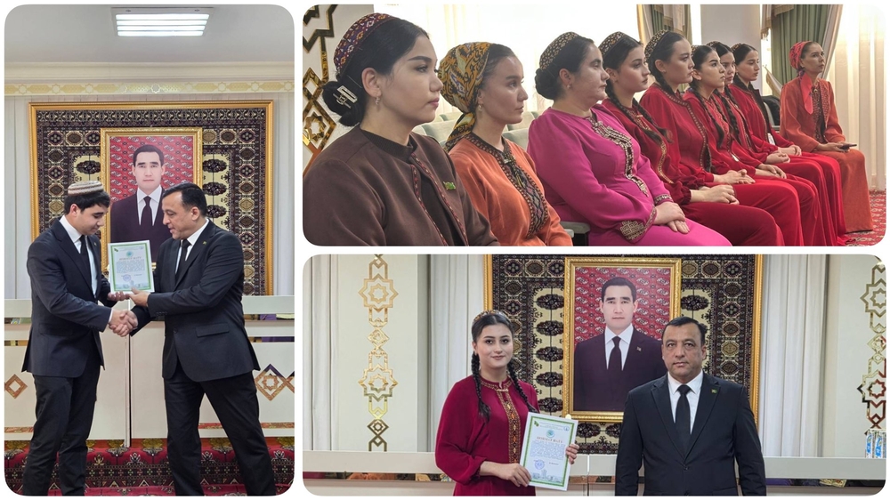 Täze ýyl baýramyna bagyşlanyp dabaraly çäre geçirildi 