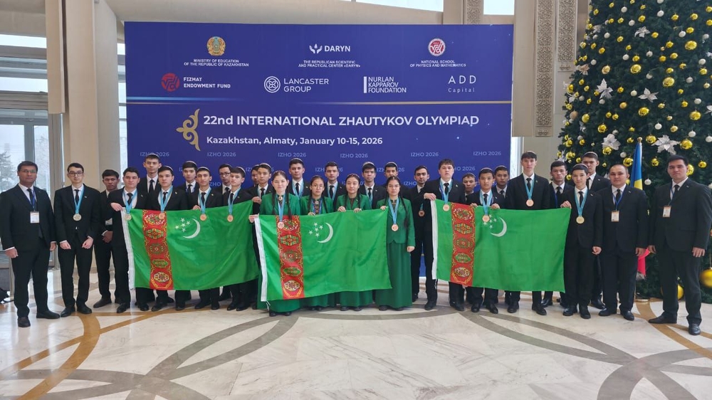 Türkmen okuwçylarynyň halkara üstünligi