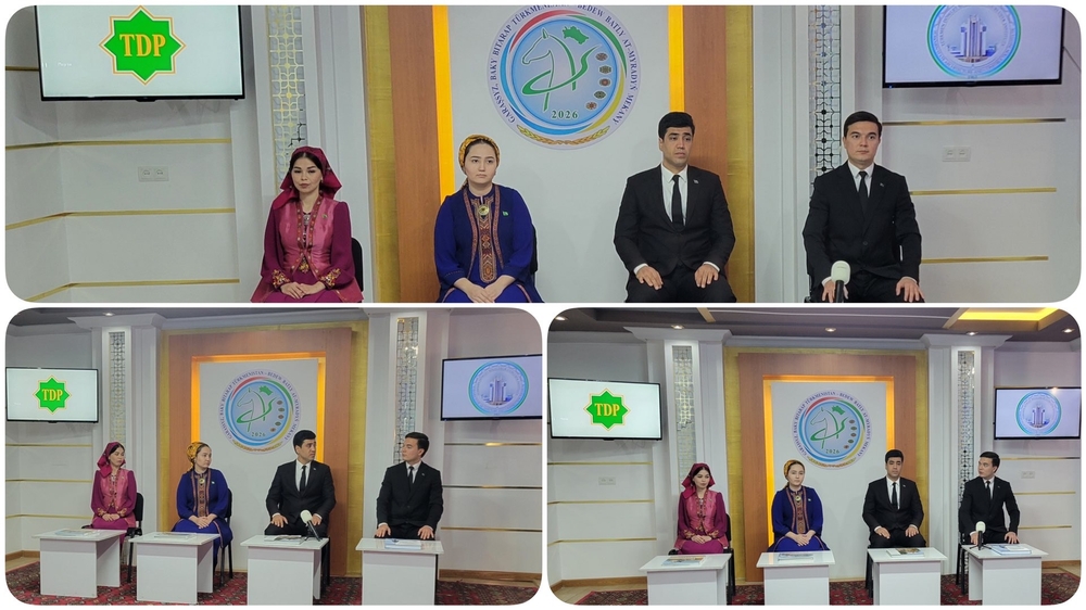 2026-njy ýylyň “Garaşsyz, ba¬ky Bi¬ta¬rap Türk¬me¬nistan – be¬dew bat¬ly at-myradyň me¬kany” diýlip atlandyrylmagy mynasybetli gepleşik ýazgy edildi