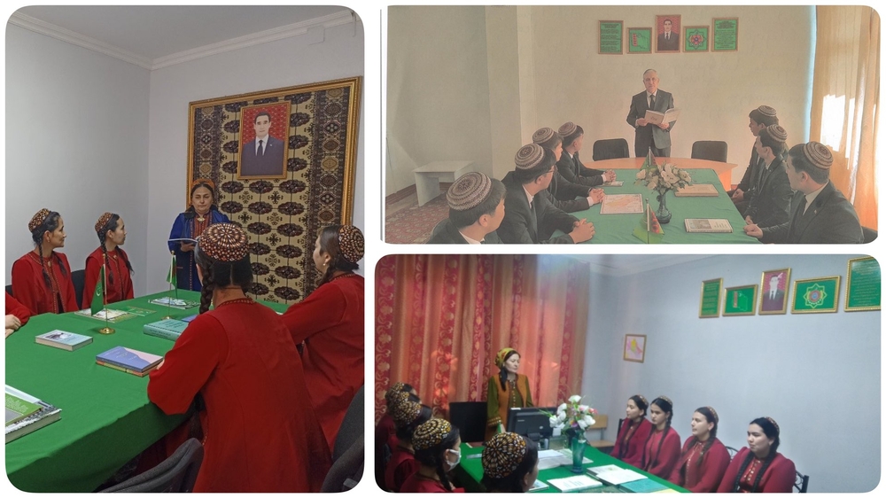 Türkmen döwlet binagärlik-gurluşyk institutynyň umumy ýaşaýyş jaýlarynda ýaşaýan talyplaryň arasynda wagyz-nesihat duşuşygy geçirildi