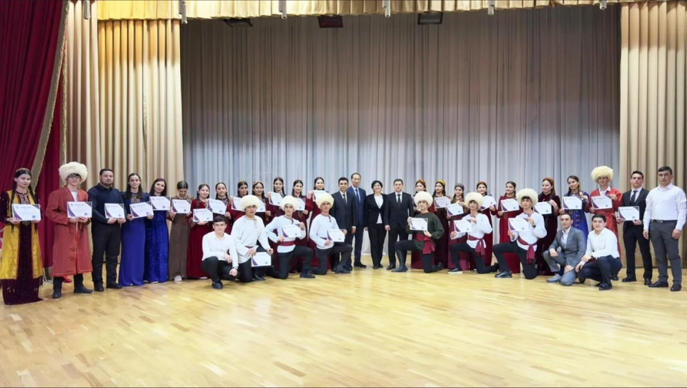 Gazagystanyň ýokary okuw mekdebinde 2026-njy ýylyň şygaryna bagyşlanan çäre geçirildi