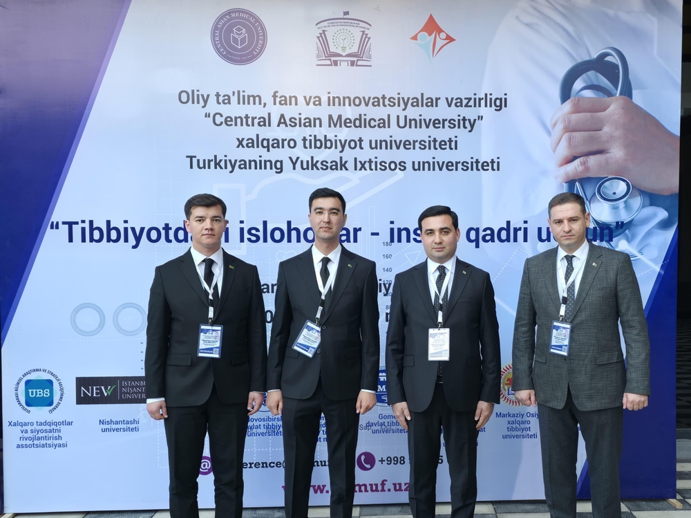 Lukmançylyk uniwersitetiniň mugallymlary Merkezi Aziýa lukmançylyk uniwersitetinde geçirilen halkara çärelere gatnaşdylar