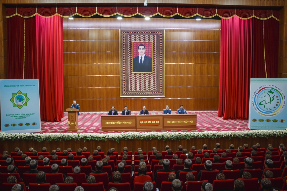 Ýagşygeldi Kakaýew adyndaky Halkara nebit we gaz uniwersitetinde wagyz-nesihat duşuşygy geçirildi