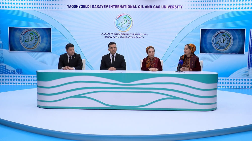 “Halkara energetika howpsuzlygy we durnukly ösüş” atly syýasy söhbetdeşlik