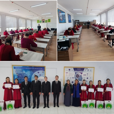 The provincial competition on the lesson of "Digital economy" held at the Mary velayat financial and economic secondary vocational school