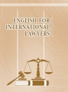 ‘ENGLISH FOR INTERNATIONAL LAWYERS’  TEXTBOOK PUBLISHED FOR UNIVERSITIES