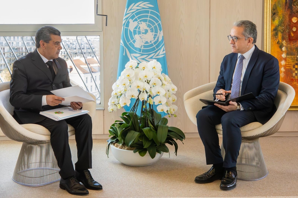 Türkmenistan Bilim ministriniň Pariž şäherinde ÝUNESKO-nyň Baş direktory bilen duşuşygy